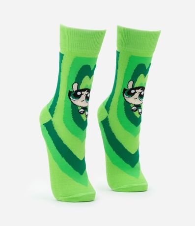 Media Caña Larga en Algodón con Estampa Bellota 2