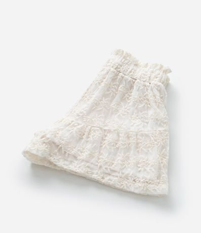 Short Infantil en Tule Bordado - Talle 5 a 14 años 6