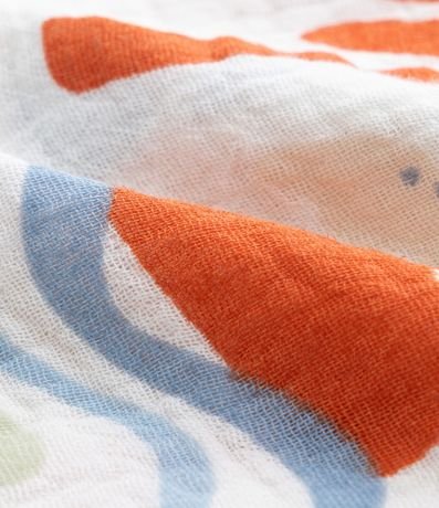 Conjunto Infantil en Tricolina Estampado de Dinosaurio y Palmera - Talle 0 a 18 meses 9