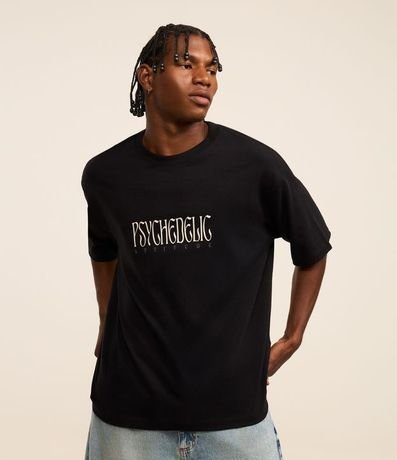 Remera Boxy con Estampa do Gasparin Psicodélico 2