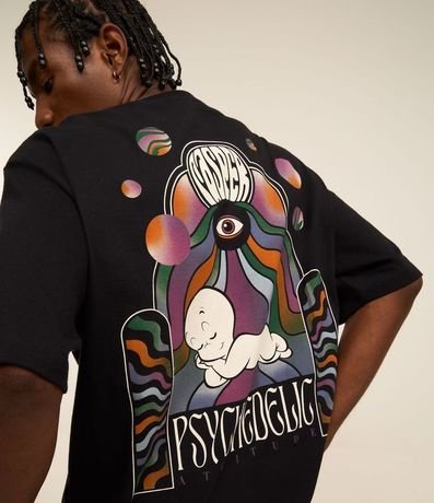 Remera Boxy con Estampa do Gasparin Psicodélico 1
