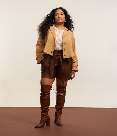 Blusa en Laise con Volados Curve & Plus Size 2