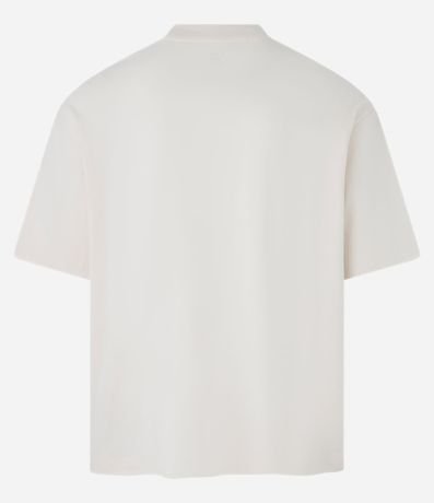 Remera Boxy en Algodón con Estampa de Gárgula de Perro 6