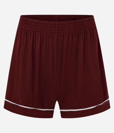 Pijama Short Doll en Viscolycra con Bies Contrastante 6