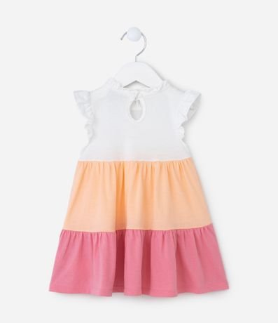 Vestido Marias Infantil con Moña Aplicado - Talle 0 a 18 meses 3