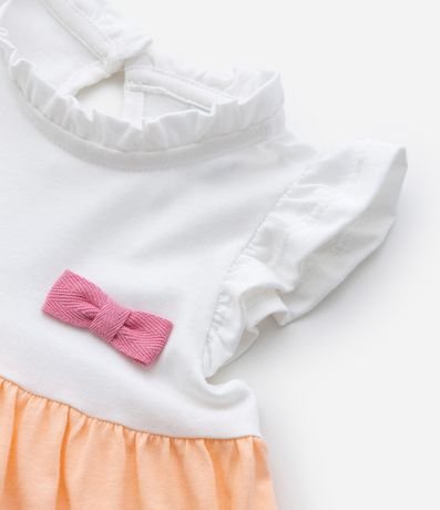 Vestido Marias Infantil con Moña Aplicado - Talle 0 a 18 meses 7