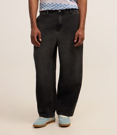 Pantalón Skater Baggy en Jeans