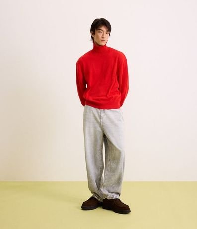 Pantalón Skater Baggy en Jeans