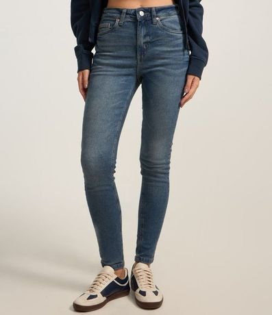 Pantalón Skinny Jeans con Elastano y Cintura Alta 3