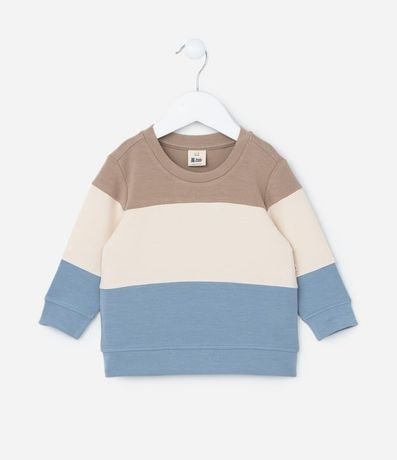 Buzo Infantil en Modal con Recortes - Talle 0 a 18 meses