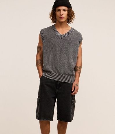 Bermuda Baggy Cargo en Jeans 4