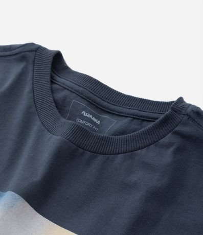 Remera Regular Infantil con Estampa Paisaje - Talle 5 a 14 años 4