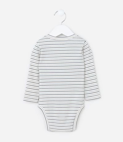 Body Infantil con Estampa Interactiva de Gatito - Talle 0 a 18 meses 3