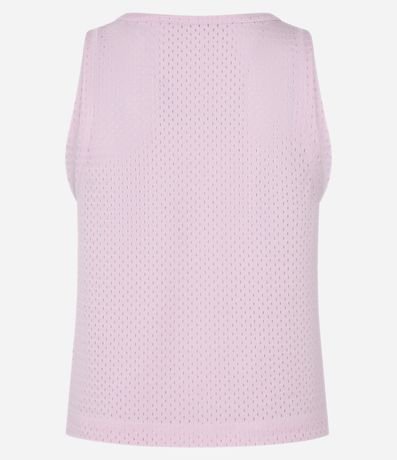 Musculosa Deportiva Perforada en Microfibra con Escote U 5