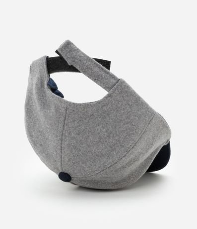 Gorra Aba Reta Infantil en Sarga con Bordado - Talle U 3