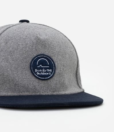 Gorra Aba Reta Infantil en Sarga con Bordado - Talle U 4