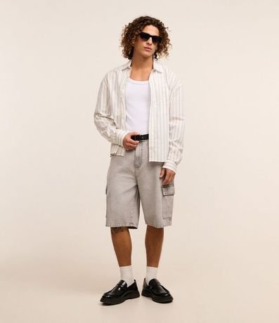 Bermuda Baggy Cargo en Jeans 1