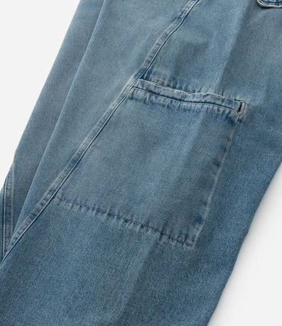 Pantalón Wide Leg Jeans con Bolsillos Cargo Curve & Plus Size 9