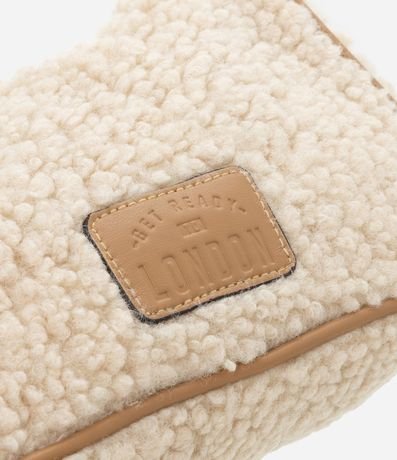 Bolsillo Baguette Infantil con Textura en Sherpa - Talle única 5