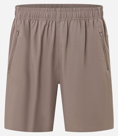 Bermuda Deportiva con Cintura elástica y Bolsillos con Cierre 7