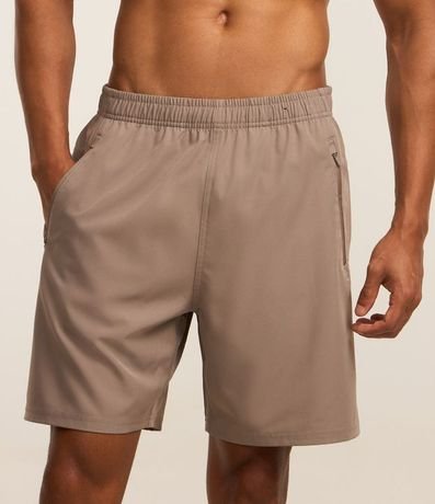 Bermuda Deportiva con Cintura elástica y Bolsillos con Cierre 2