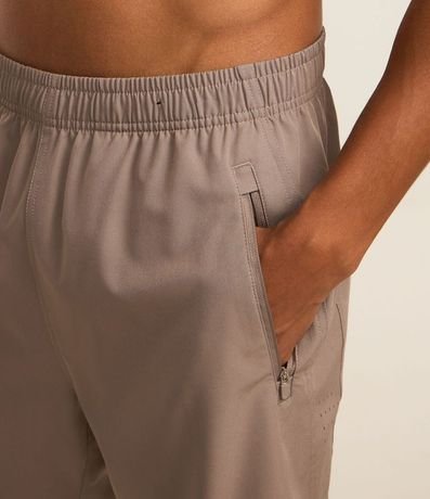 Bermuda Deportiva con Cintura elástica y Bolsillos con Cierre 3