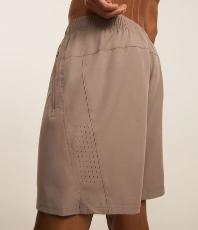 Bermuda Deportiva con Cintura elástica y Bolsillos con Cierre 4