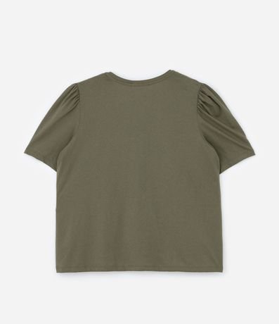 Blusa Manga Abullonada y Corazón Animal Print Curve & Plus Size 5