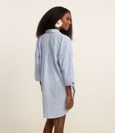 Salida de Playa Camisa en Voile Listrado 4