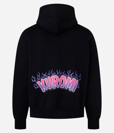 Saco Boxy en Fleece con Felpa con Estampa Kuromi 8