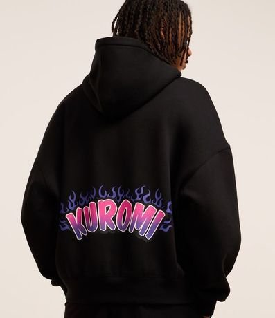 Saco Boxy en Fleece con Felpa con Estampa Kuromi 3