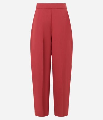 Pantalón Carrot Sastrería Boho con Pliegues Delanteros 9