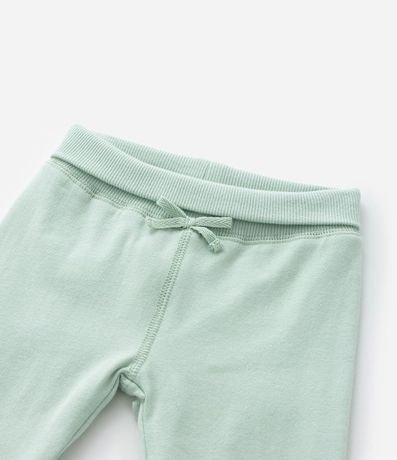 Pantalones Infantiles con Cintura Doblada y Lazo Aplicado - Talle RN a 18 meses 5