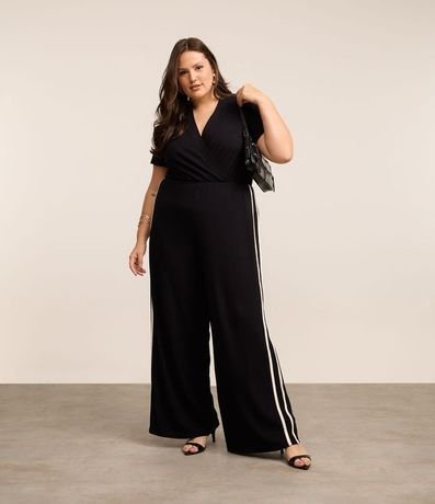 Mono en Viscosa con Escote Traspasado Curve & Plus Size