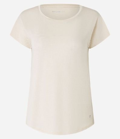 Remera en Microfibra con Escote Redondo 1