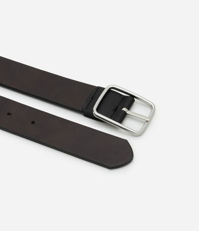 Cinturón en Material Sintético con Hebilla Fina 3