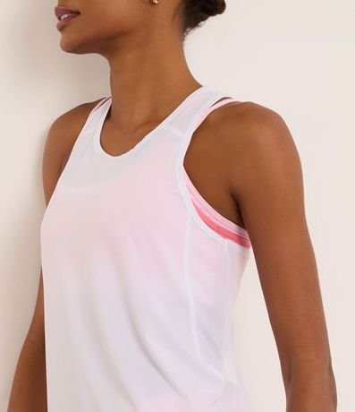 Musculosa Nadador Deportiva en Microfibra con Textura 2