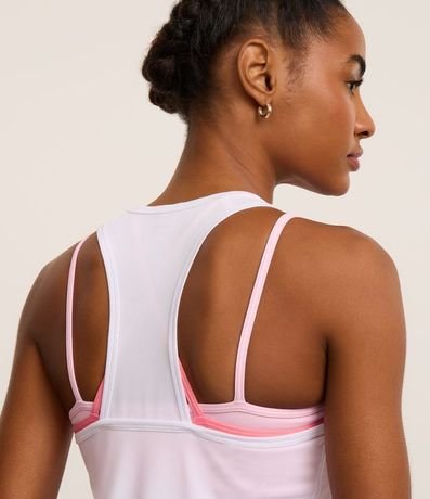 Musculosa Nadador Deportiva en Microfibra con Textura 3