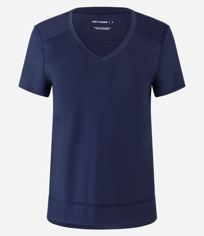 Remera Deportiva en Microfibra Agujerada con Bajo Mullet 2