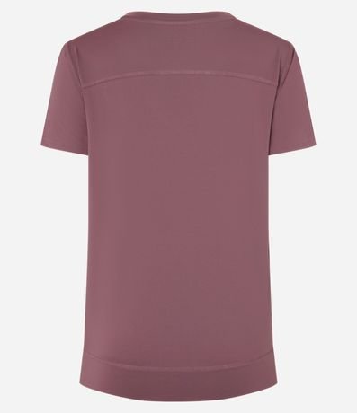 Remera Deportiva en Microfibra Agujerada con Bajo Mullet 7