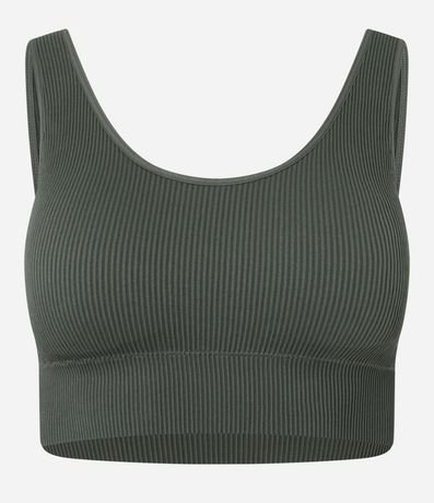 Top copa Deportivo Seamless con Breteles Anchos 6