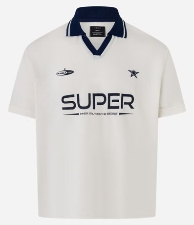 Remera Boxy Sportcore con Cuello Polo 5