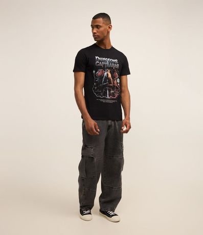 Remera Regular en Algodón con Estampa Carpinchos RPG 2