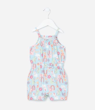 Enterito Infantil con Estampa Dinos y Unicórnios - Talle 0 a 18 meses 2