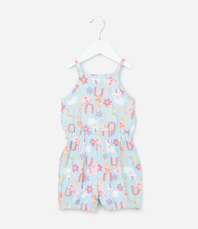 Enterito Infantil con Estampa Dinos y Unicórnios - Talle 0 a 18 meses 3