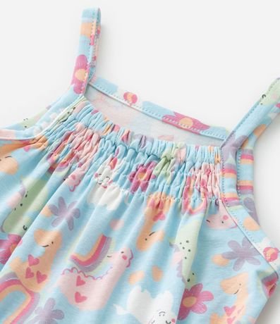 Enterito Infantil con Estampa Dinos y Unicórnios - Talle 0 a 18 meses 7