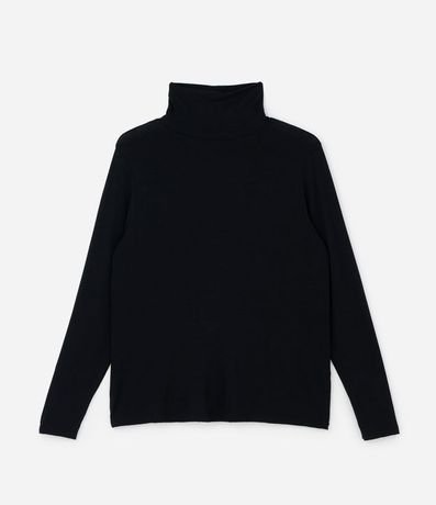 Blusa Cuello Alto en Viscolycra Curve & Plus Size 4