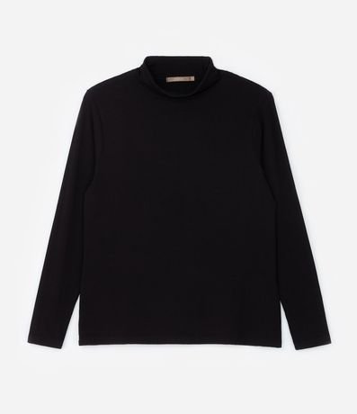 Blusa Cuello Alto en Viscolycra Curve & Plus Size 5