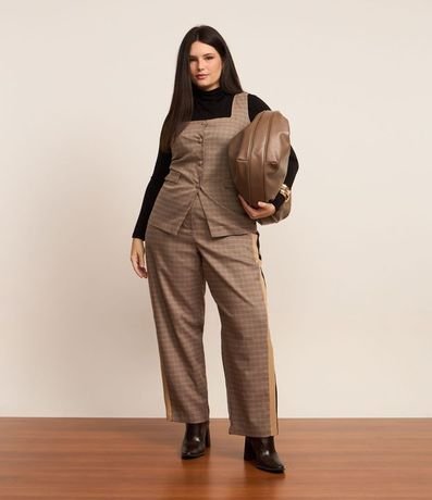 Blusa Cuello Alto en Viscolycra Curve & Plus Size 2