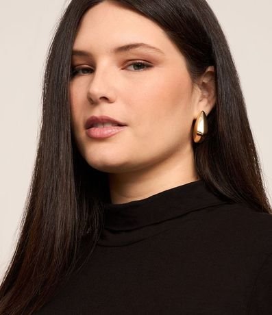 Blusa Cuello Alto en Viscolycra Curve & Plus Size 3